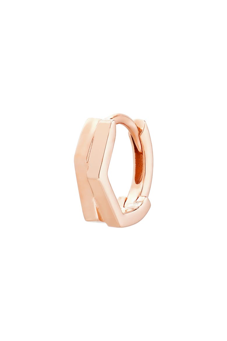 Antifer 2-Row Hoop Earring, Main, color, ROSE GOLD