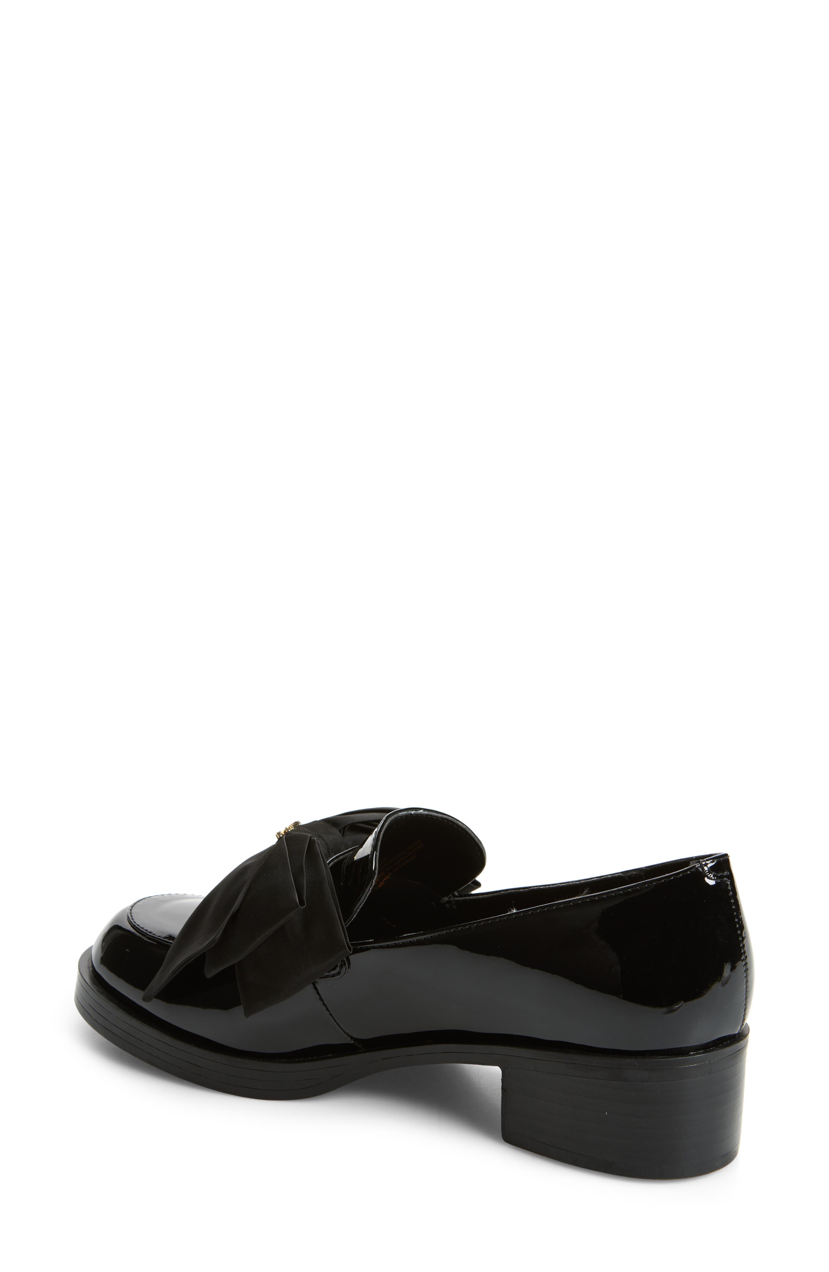 KARL LAGERFELD PARIS Calimesa Bow Loafer, Alternate, color, Black