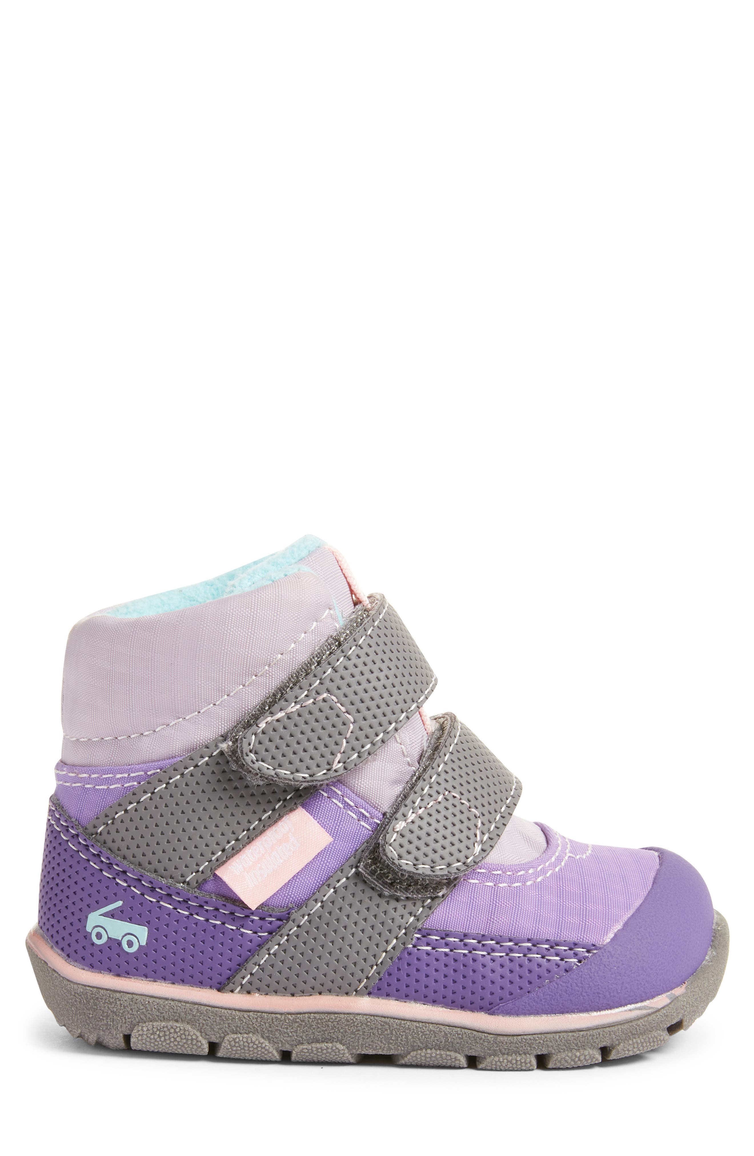Atlas II Waterproof Insulated Boot, Alternate, color, PURPLE/ GRAY