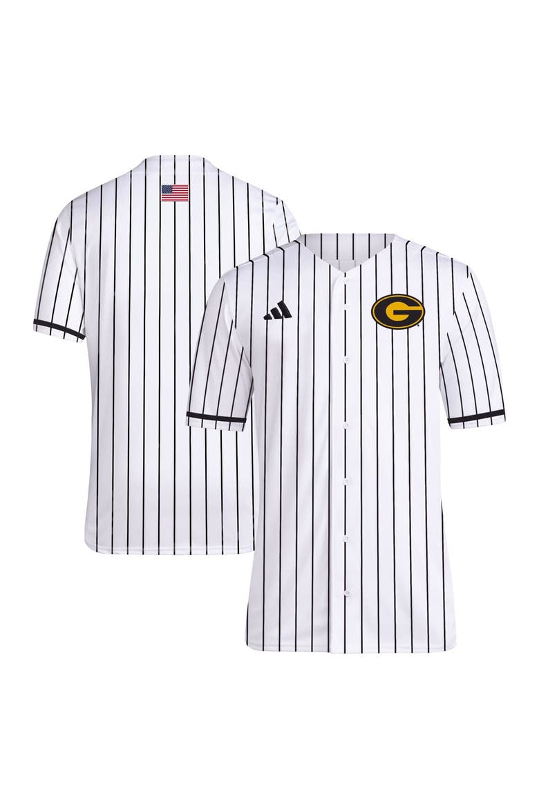 Men's adidas White Grambling Tigers Replica Baseball Jersey, Main, color, White