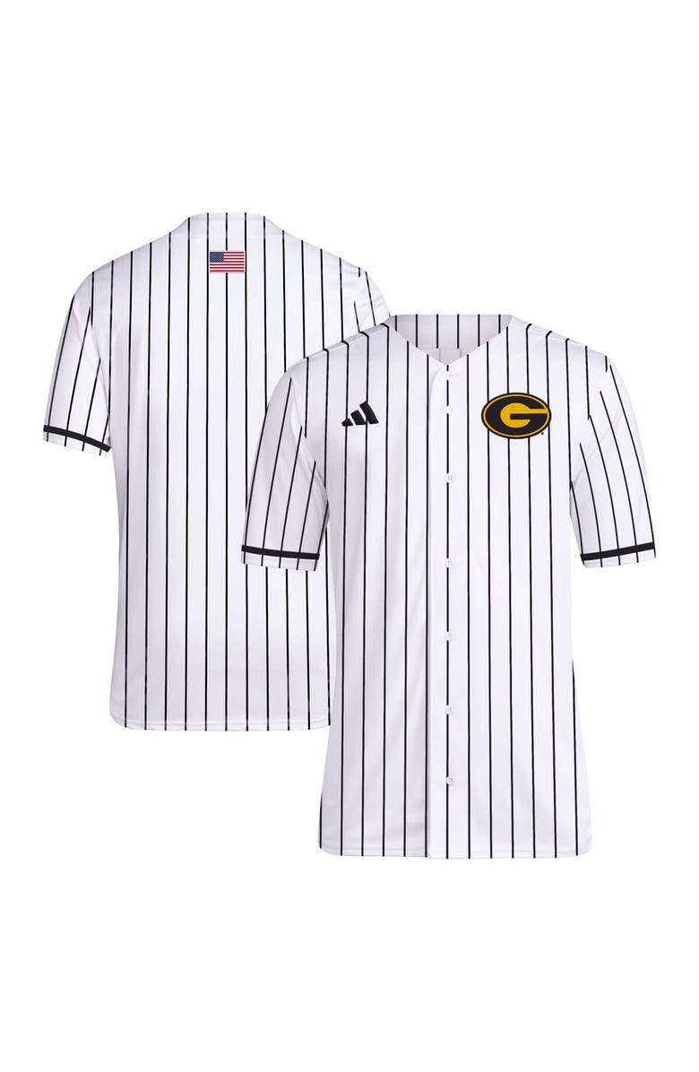 adidas Men's adidas White Grambling Tigers Replica Baseball Jersey, Main, color, White