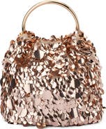 Olga Berg Vera Sequin Top Handle Bag
