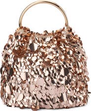 Olga Berg Vera Sequin Top Handle Bag
