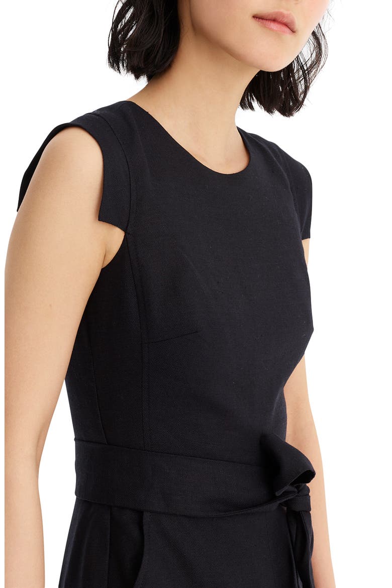 Résumé Linen Blend Jumpsuit, Alternate, color, BLACK