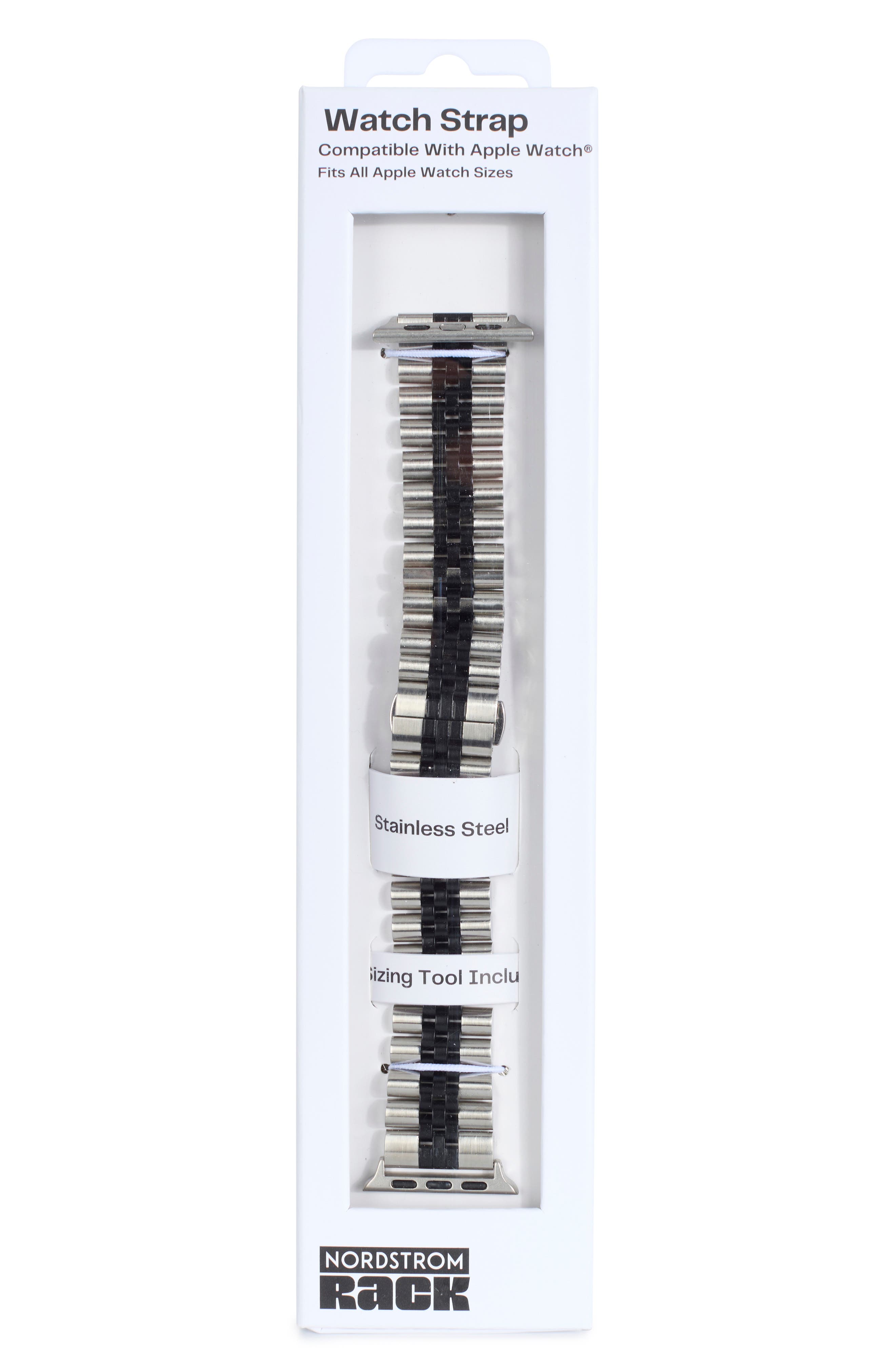 NORDSTROM RACK Stainless Steel Bracelet Apple Watch® Watchband
