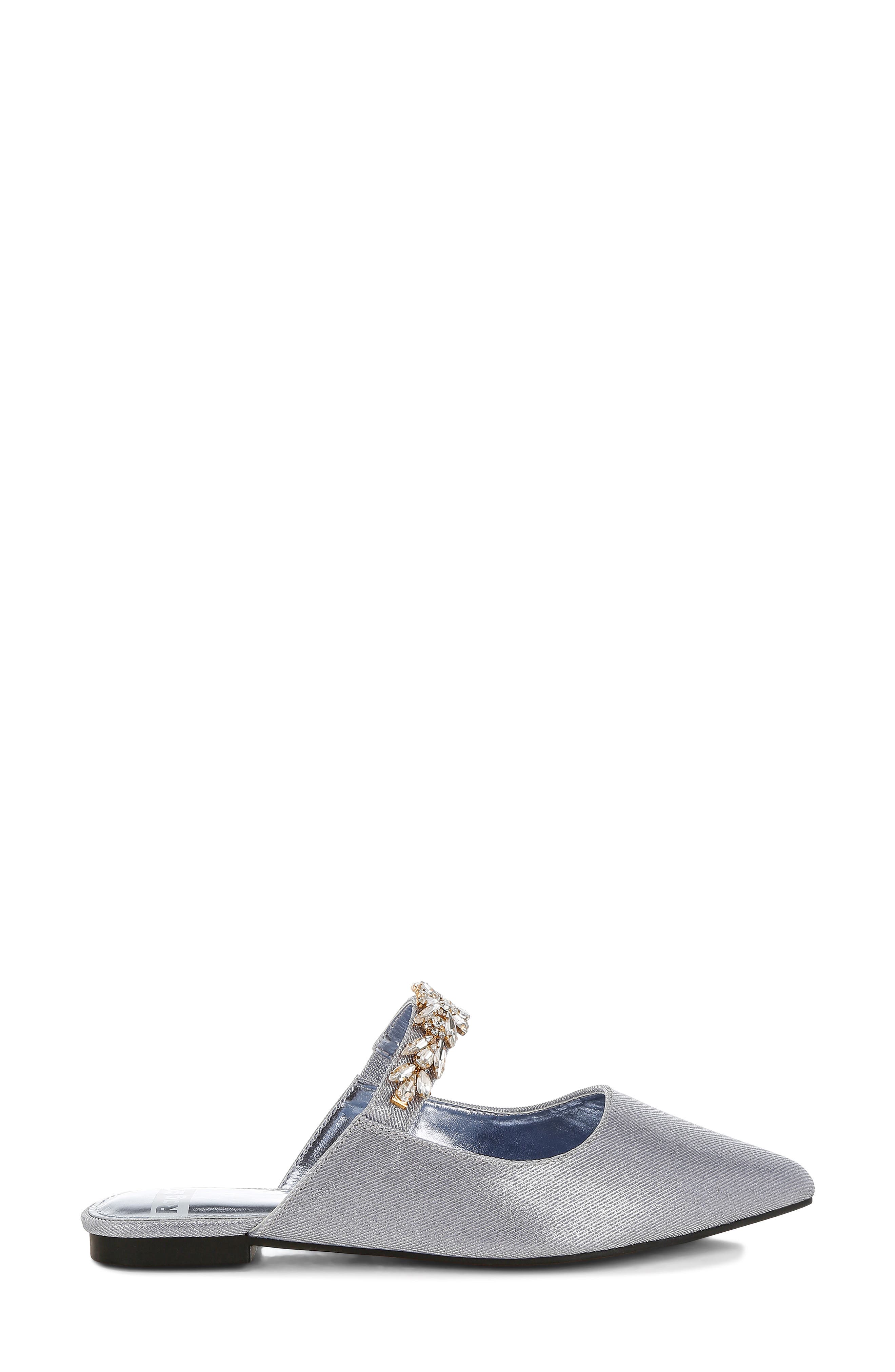Rag & Co Magnum Crystal Strap Mule, Alternate, color, Lilac