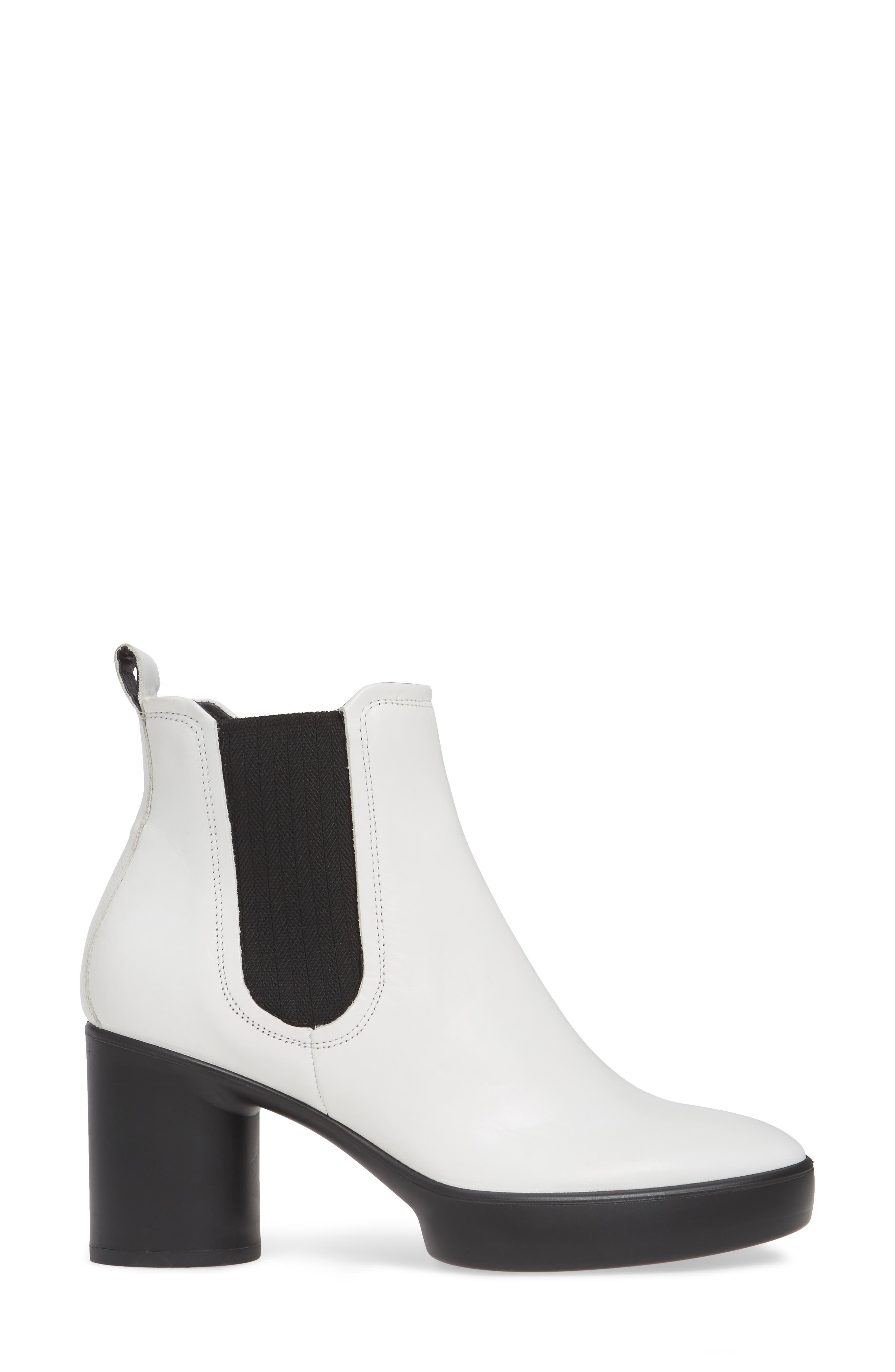 Shape Motion 55 Chelsea Boot, Alternate, color, BRIGHT WHITE LEATHER