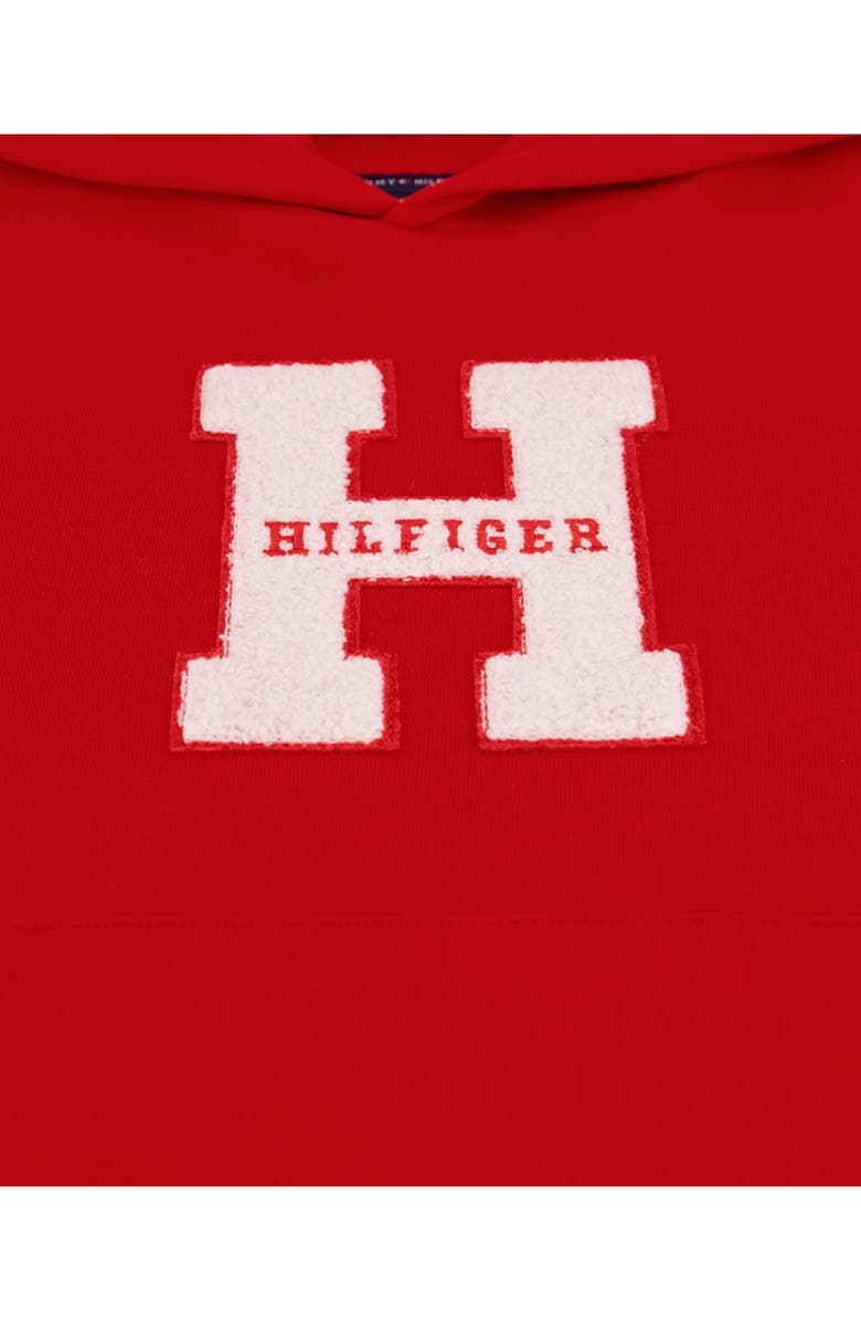 Tommy Hilfiger Kids' H Pullover Hoodie, Alternate, color, Tommy Red
