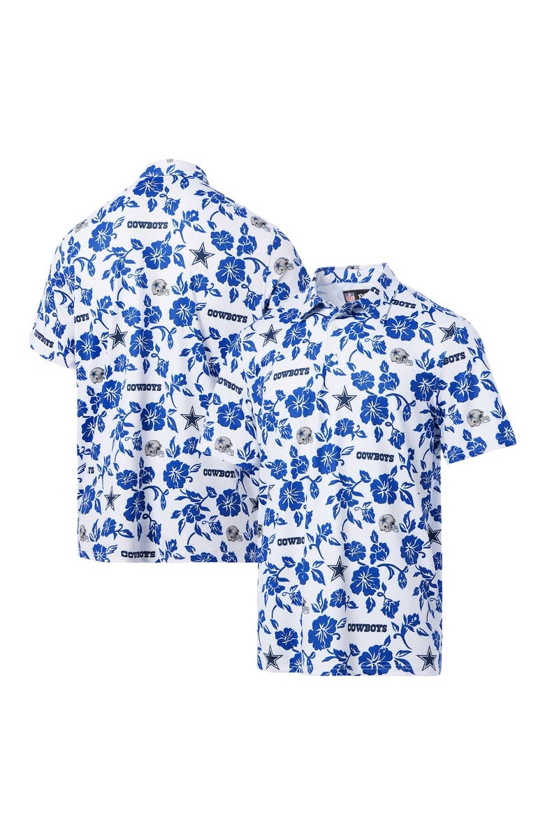 Reyn Spooner Men's Reyn Spooner White Dallas Cowboys Pua Performance Polo, Main, color, 