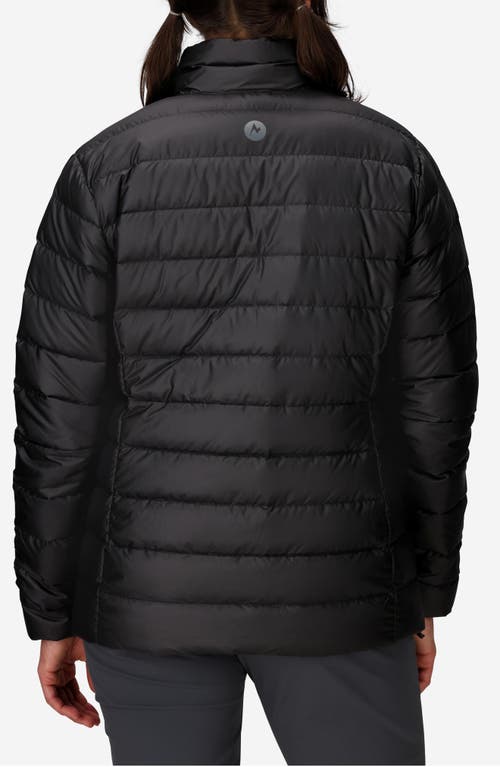 Marmot Highlander Quilted 700 Fill Power Down Puffer Jacket In Black