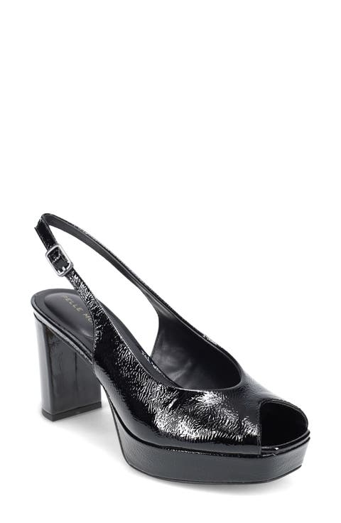 Andee Slingback Peep Toe Pump
