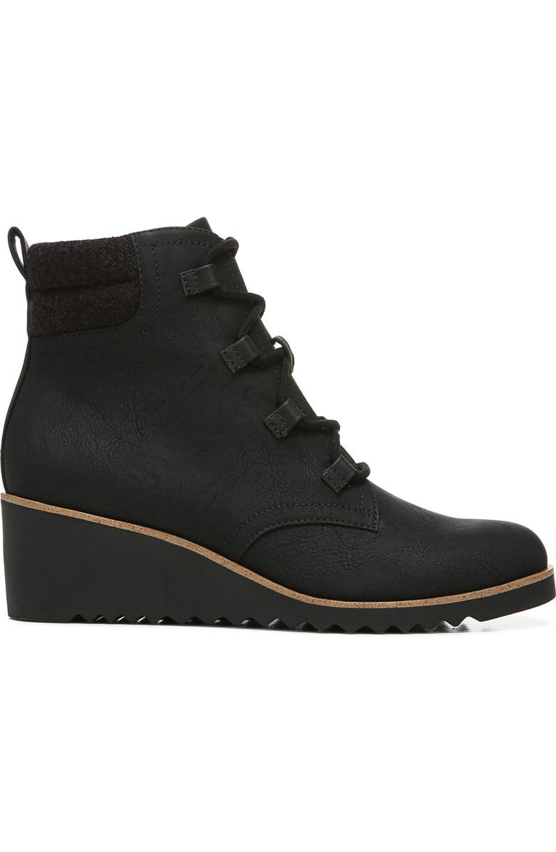 LifeStride Zone Lace-Up Wedge Bootie, Alternate, color,