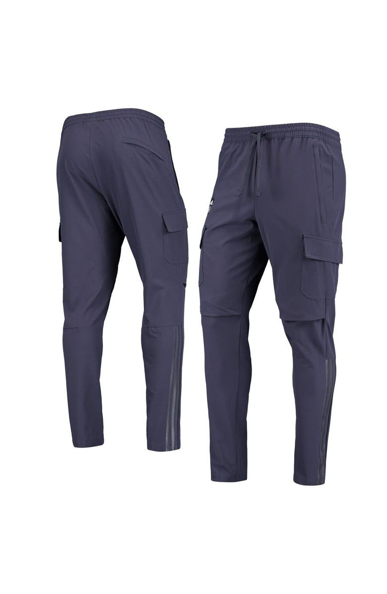adidas Men's adidas Navy LA Galaxy Travel Pants, Alternate, color,
