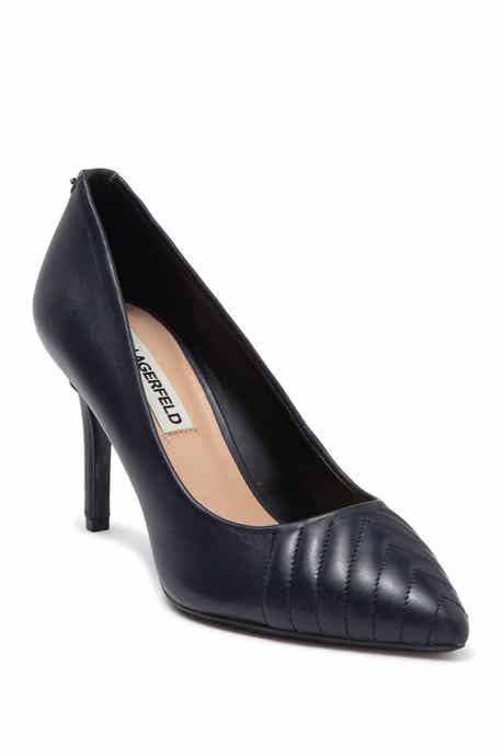 Roulle Quilted Pointed Toe Pump