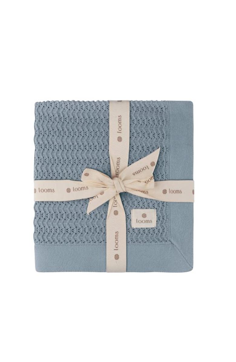 Ely's & Co. Looms Wave Collection - Knit Pointelle Blanket, Alternate, color,