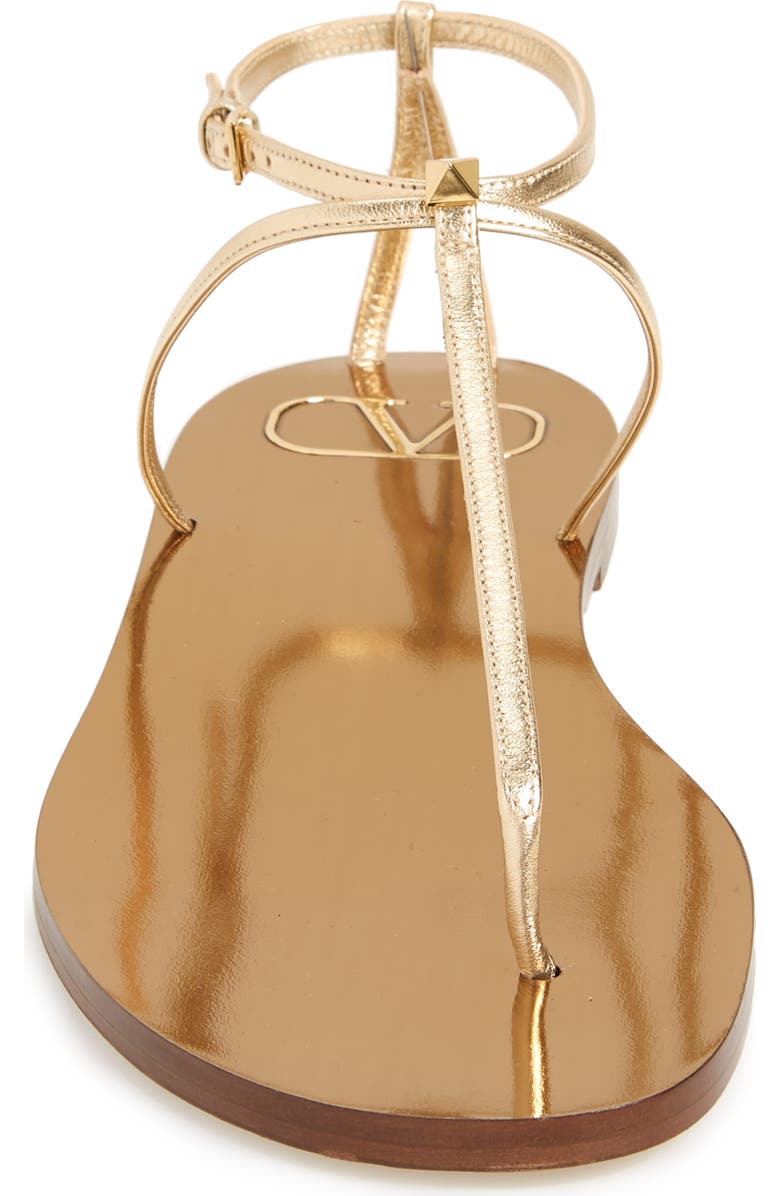 Valentino Garavani Rockstud T-Strap Sandal, Alternate, color,