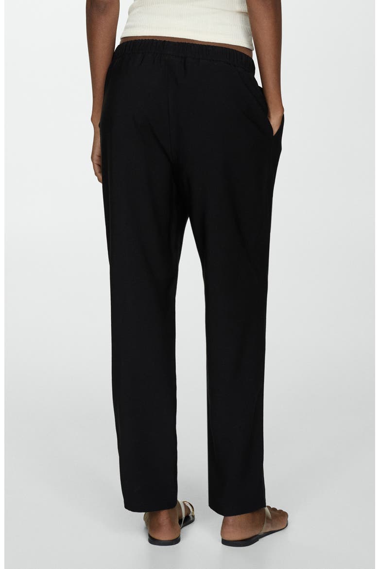 Elastic Waist Jogger Trousers, Alternate, color, BLACK