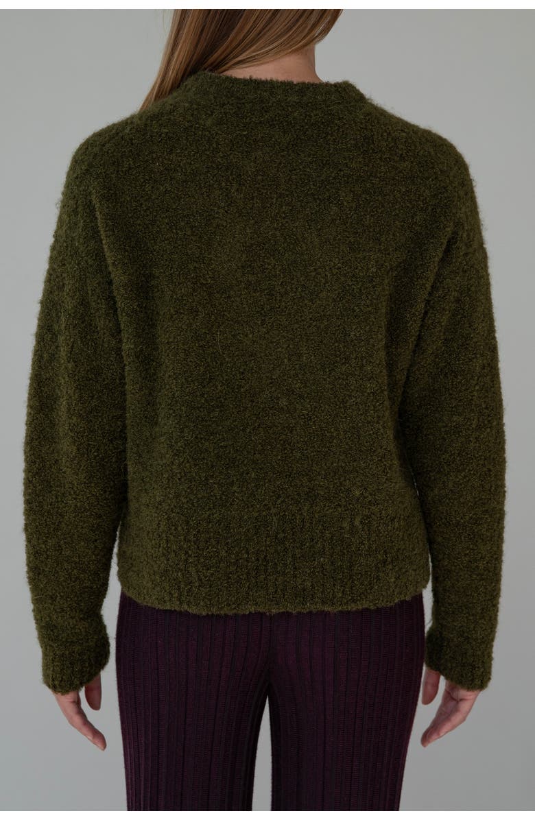 SSKEIN Belle Boucle Pullover, Alternate, color, Hunter