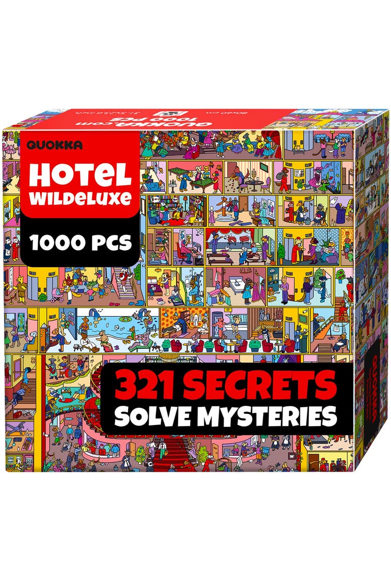 1000 Piece Puzzle for Adults and Teens - Animal Bash, Desert Whirl & Hotel Wildeluxe, Main, color, Wildeluxe