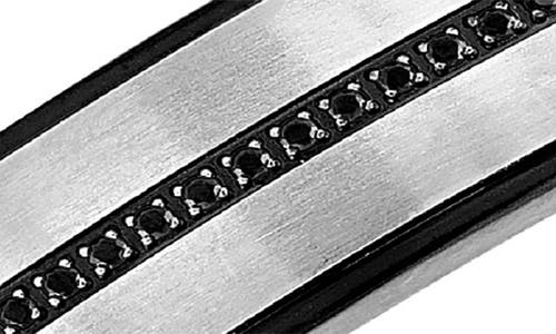 Esquire Black Diamond Chevron Link Bracelet