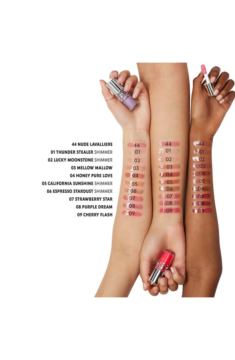 Yves Saint Laurent Loveshine Plumping Lip Oil Gloss with Hyaluronic Acid, Alternate, color, 04 Honey Pure Love