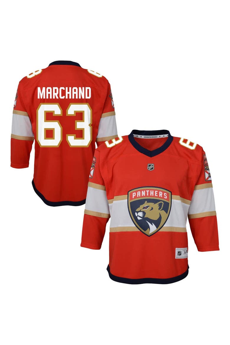 Youth Outerstuff Brad Marchand Red Florida Panthers Home Replica Jersey, Main, color, Red