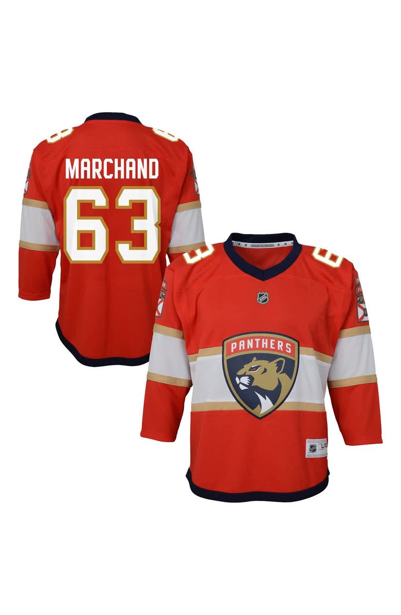Outerstuff Youth Outerstuff Brad Marchand Red Florida Panthers Home Replica Jersey, Main, color, Red