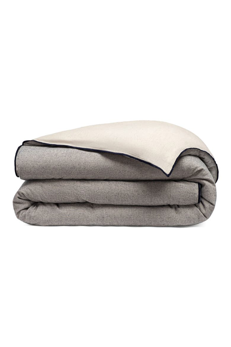 Coastal Escape Duvet Cover, Main, color, GRAY