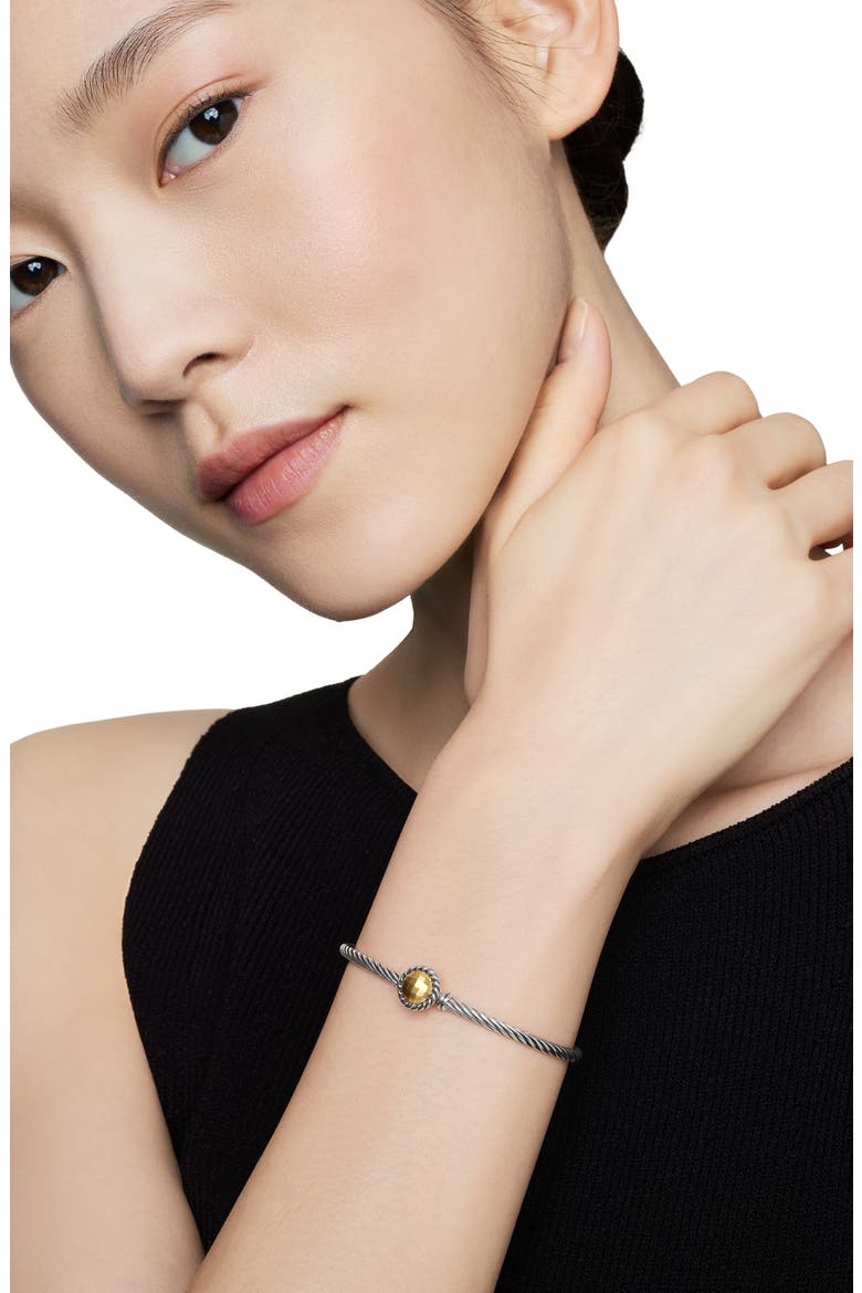 Châtelaine Bracelet with Gold Dome and 18K Gold, Alternate, color, GOLD DOME
