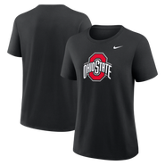 Nike Women's Nike Black Ohio State Buckeyes Primary Logo T-Shirt