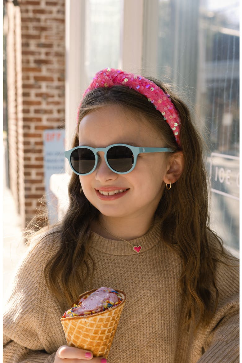 Kids' Morning Glory Keyhole Sunglasses, Alternate, color, BLUE