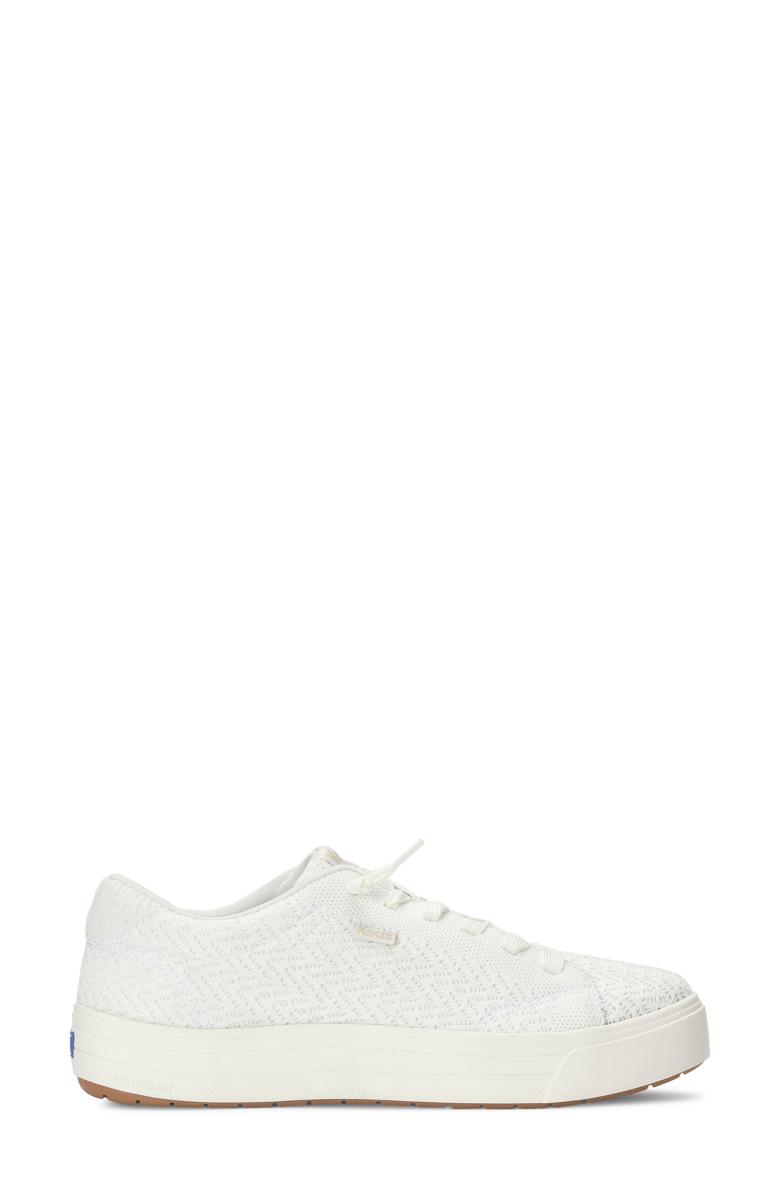 Keds<sup>®</sup> Park Platform Sneaker, Alternate, color, Snow White