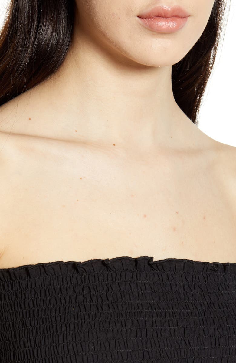 Only Sunny Smocked Bandeau Top, Alternate, color, 