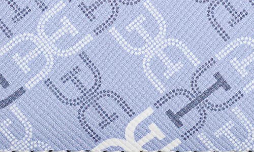 Shop Sam Edelman Harper Monogram Faux Leather Card Case In Powder Blue