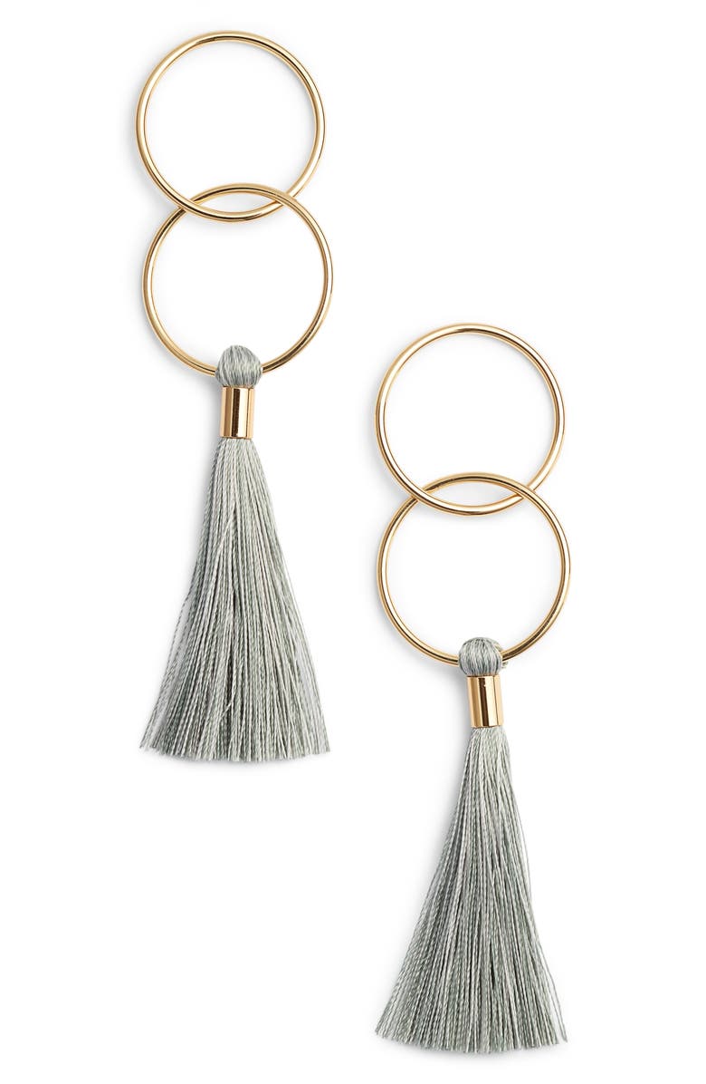 gorjana Carmen Tassel Earrings, Main, color, 