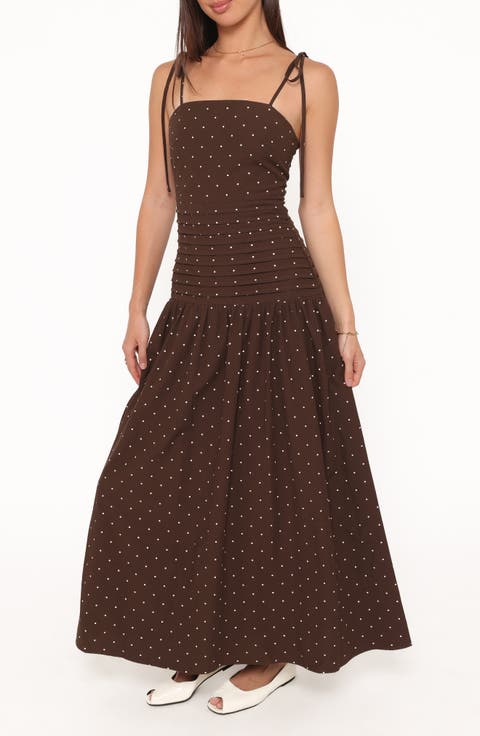 Mischa Polka Dot Maxi Dress
