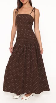 Petal & Pup Mischa Polka Dot Maxi Dress
