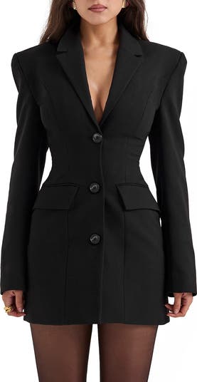 Amia Long Sleeve Blazer Minidress