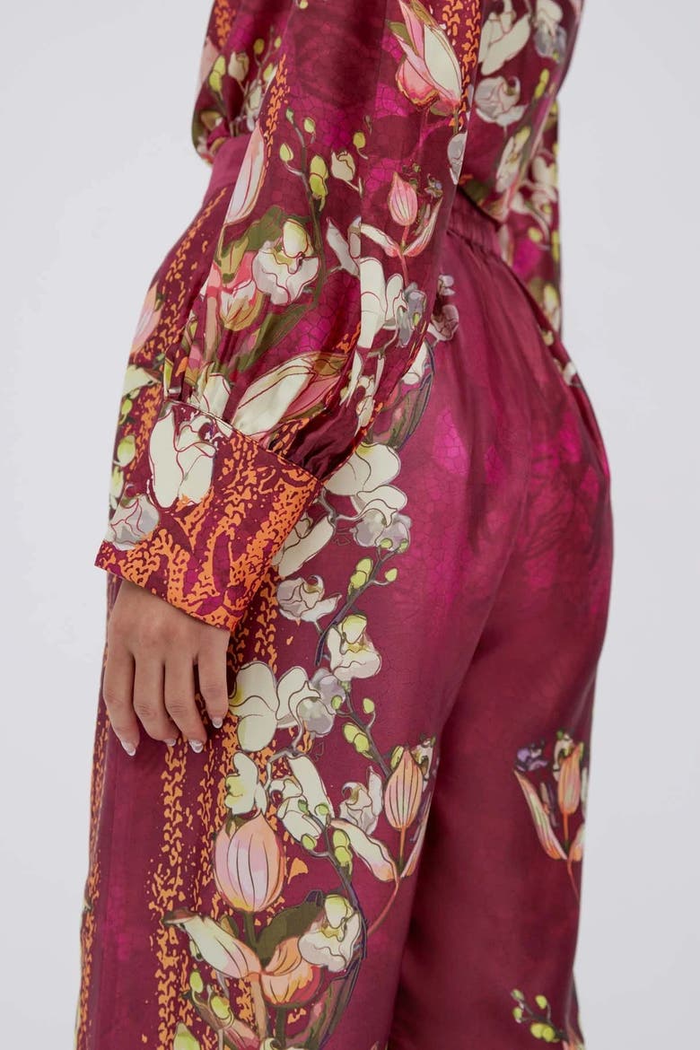 Lauren Burgundy Trousers, Alternate, color, Burgundy