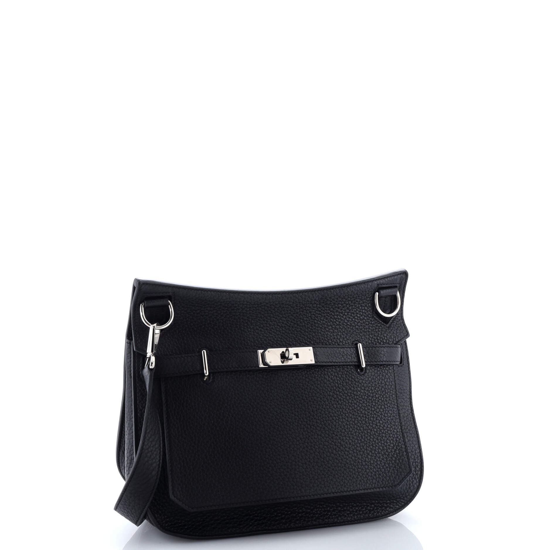 Pre-Owned Hermes Jypsiere Bag Clemence 28, Alternate, color, Noir