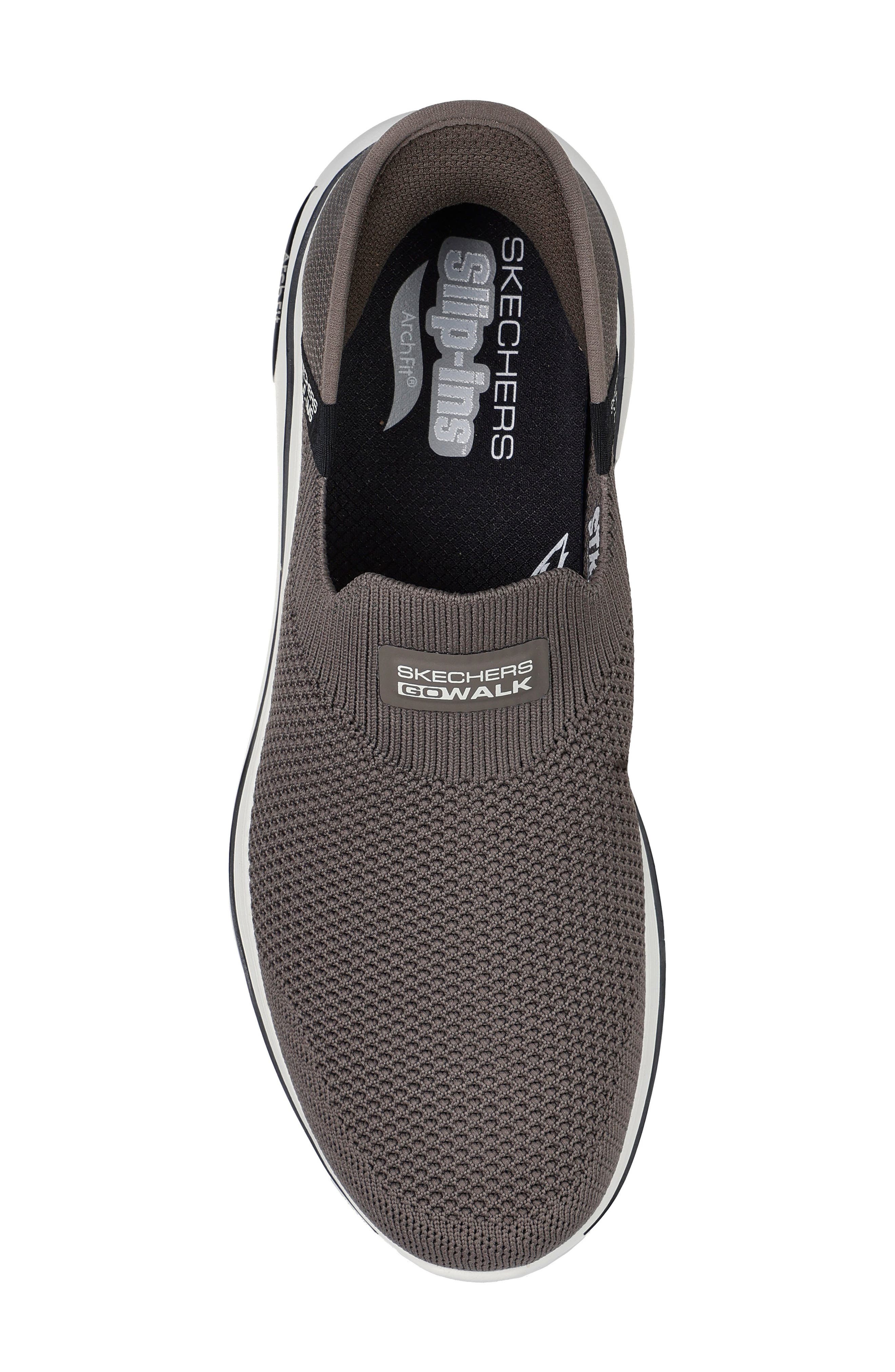 SKECHERS Slip-Ins<sup>®</sup> Go Walk<sup>®</sup> Arch Fit<sup>®</sup> Sneaker, Alternate, color, Brown