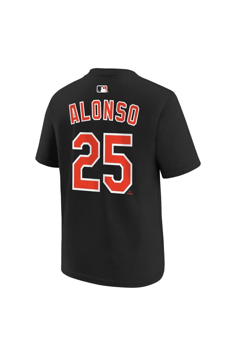 Nike Youth Nike Pete Alonso Black Baltimore Orioles Name & Number T-Shirt, Alternate, color, Black