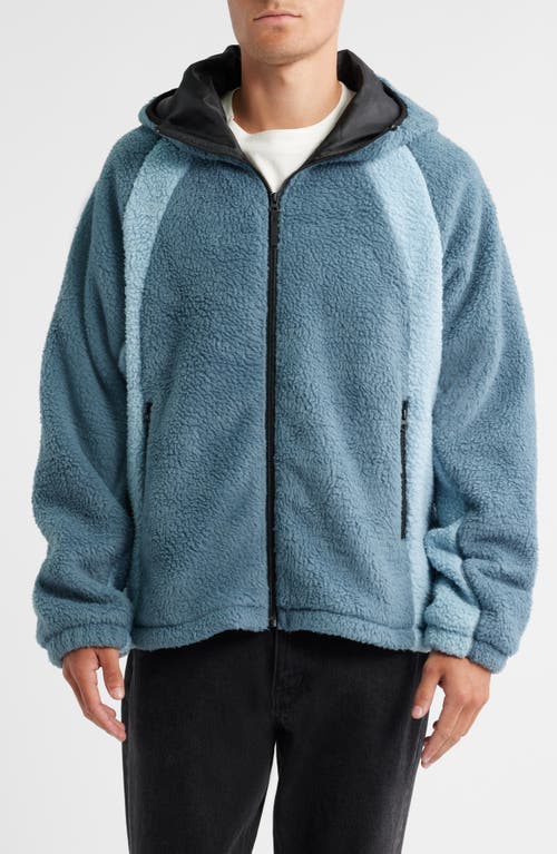 Obey Alta Fleece Hooded Jacket In Multi