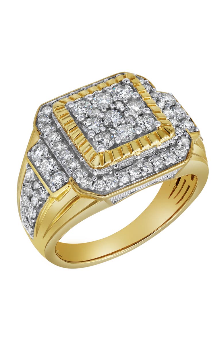 LuvMyJewelry Bigg Boss 14K Yellow Gold Diamond Men Statement Ring - 2.04ct., Alternate, color, 14K Yellow Gold