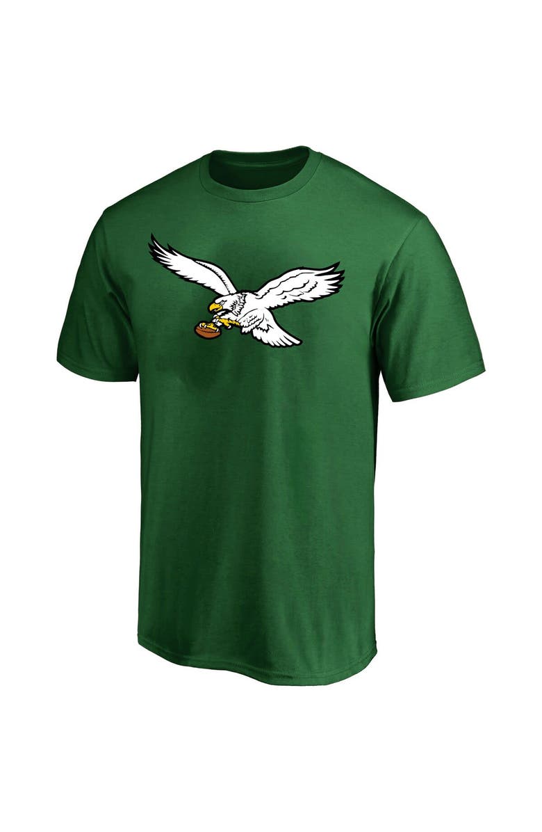 PROFILE Men's Profile Kelly Green Philadelphia Eagles Big & Tall Retro Logo T-Shirt, Alternate, color,