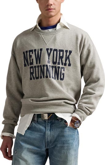 ★POLO RALPH LAUREN★NYC Run Club Sweatshirt 関税込★ Polo Ralph Lauren New York Running Vintage Fit Graphic