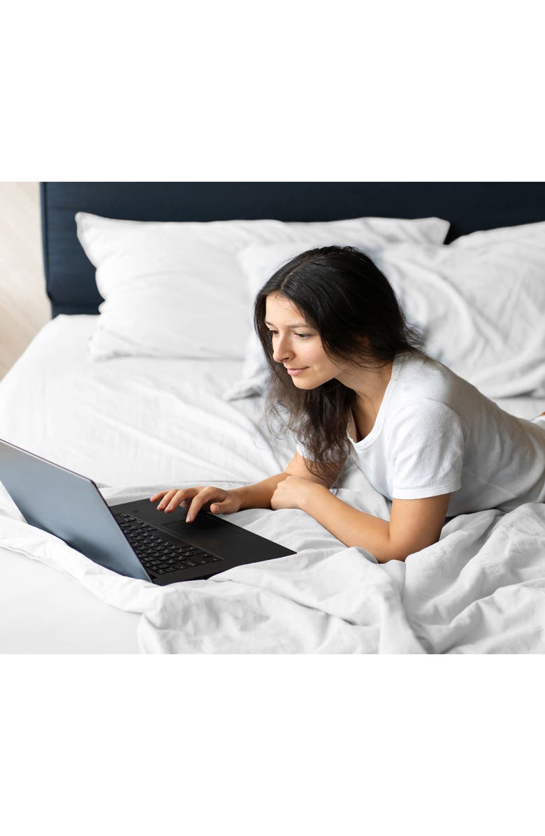 Martex Solid 400 Thread Count Cotton Sateen Sheet Set, Alternate, color, White