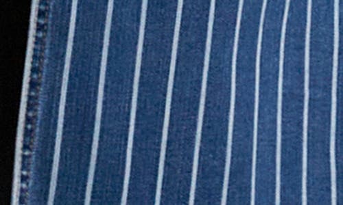 Wash Lab Denim Julia Stripe Denim Maxi Skirt In Black