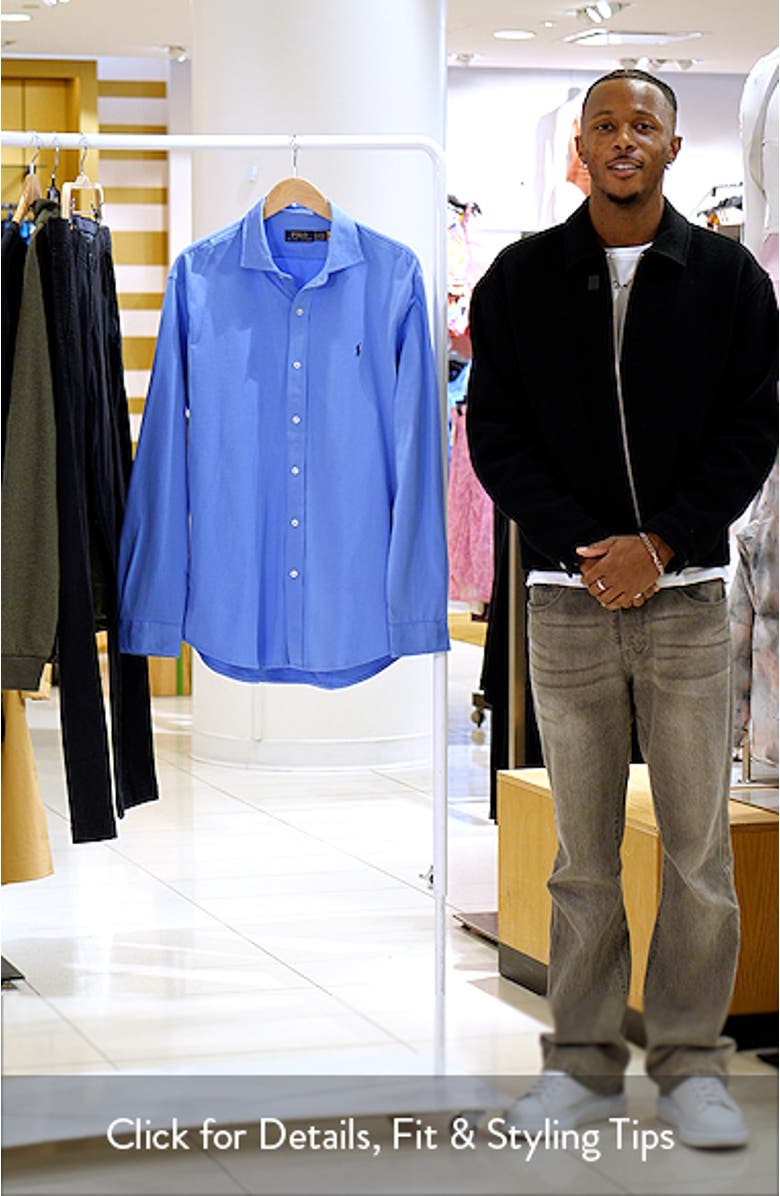 Jersey Knit Button-Up Shirt, sales video thumbnail