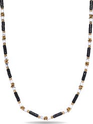 EYE CANDY LOS ANGELES Men's Oliver Agate Beaded Necklace